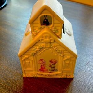 Vintage precious moments church bank